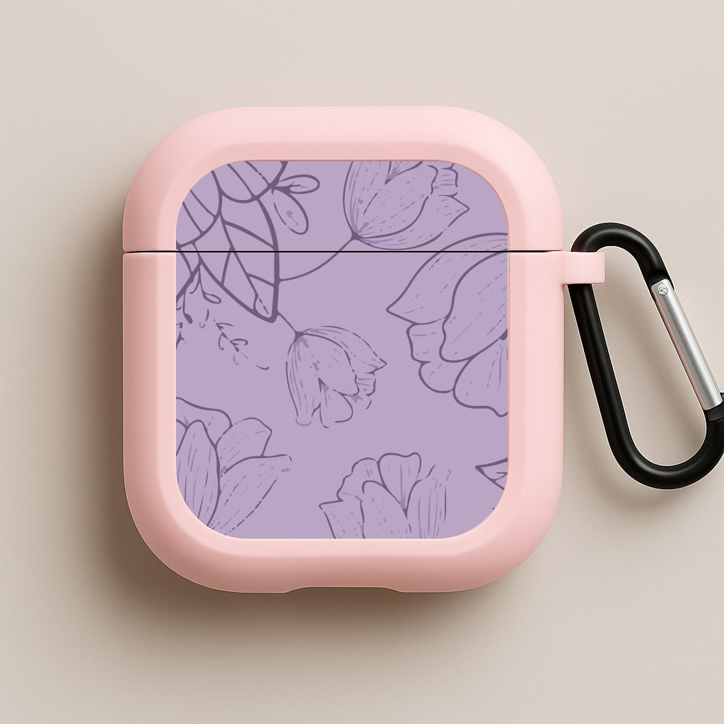 Tulips - Foliage Pink AirPods Case