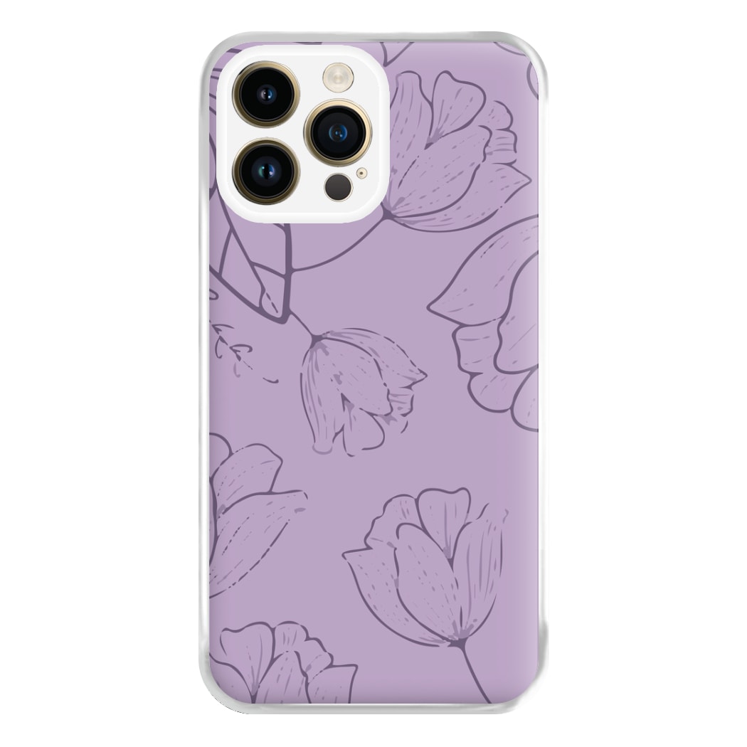 Tulips - Foliage Phone Case for iPhone 14 Pro Max