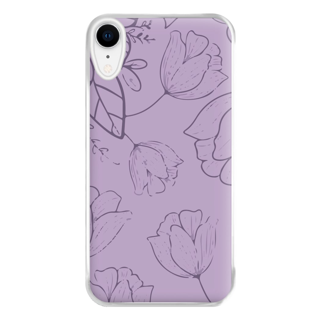 Tulips - Foliage Phone Case for iPhone XR