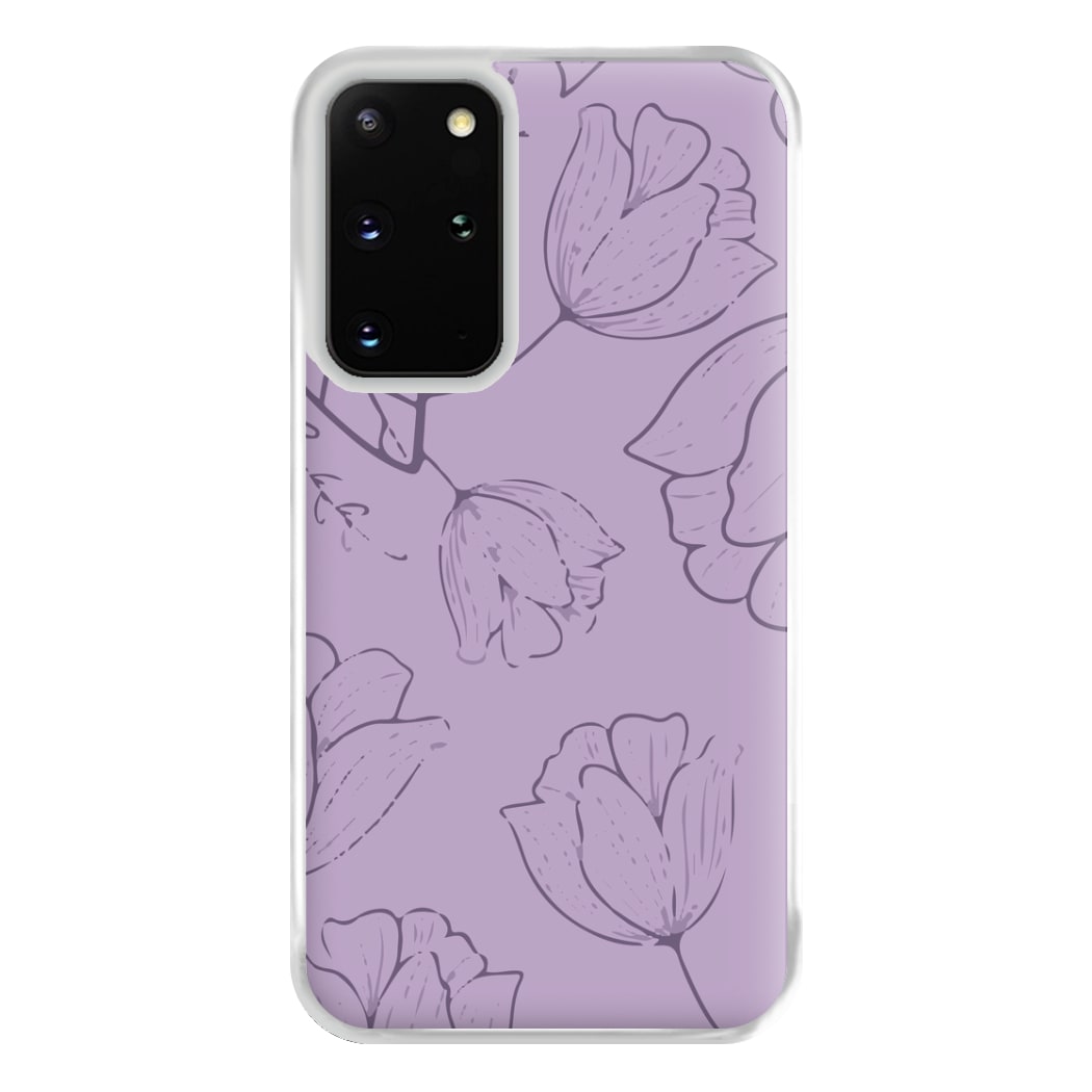 Tulips - Foliage Phone Case for Galaxy S20 Plus