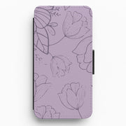 Tulips - Foliage Flip / Wallet Phone Case 1