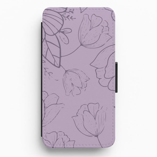 Tulips - Foliage Flip / Wallet Phone Case