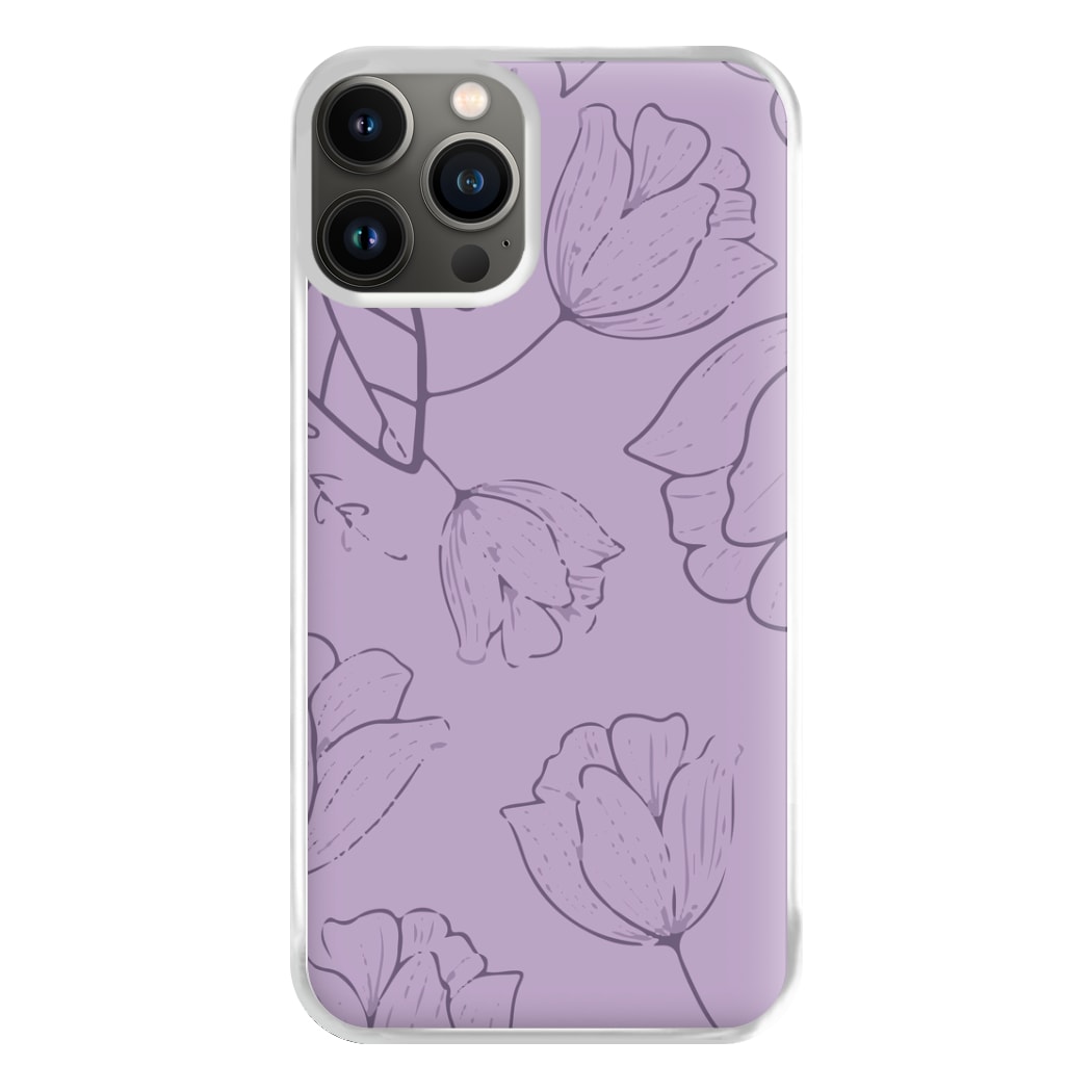 Tulips - Foliage Phone Case for iPhone 13 Pro Max