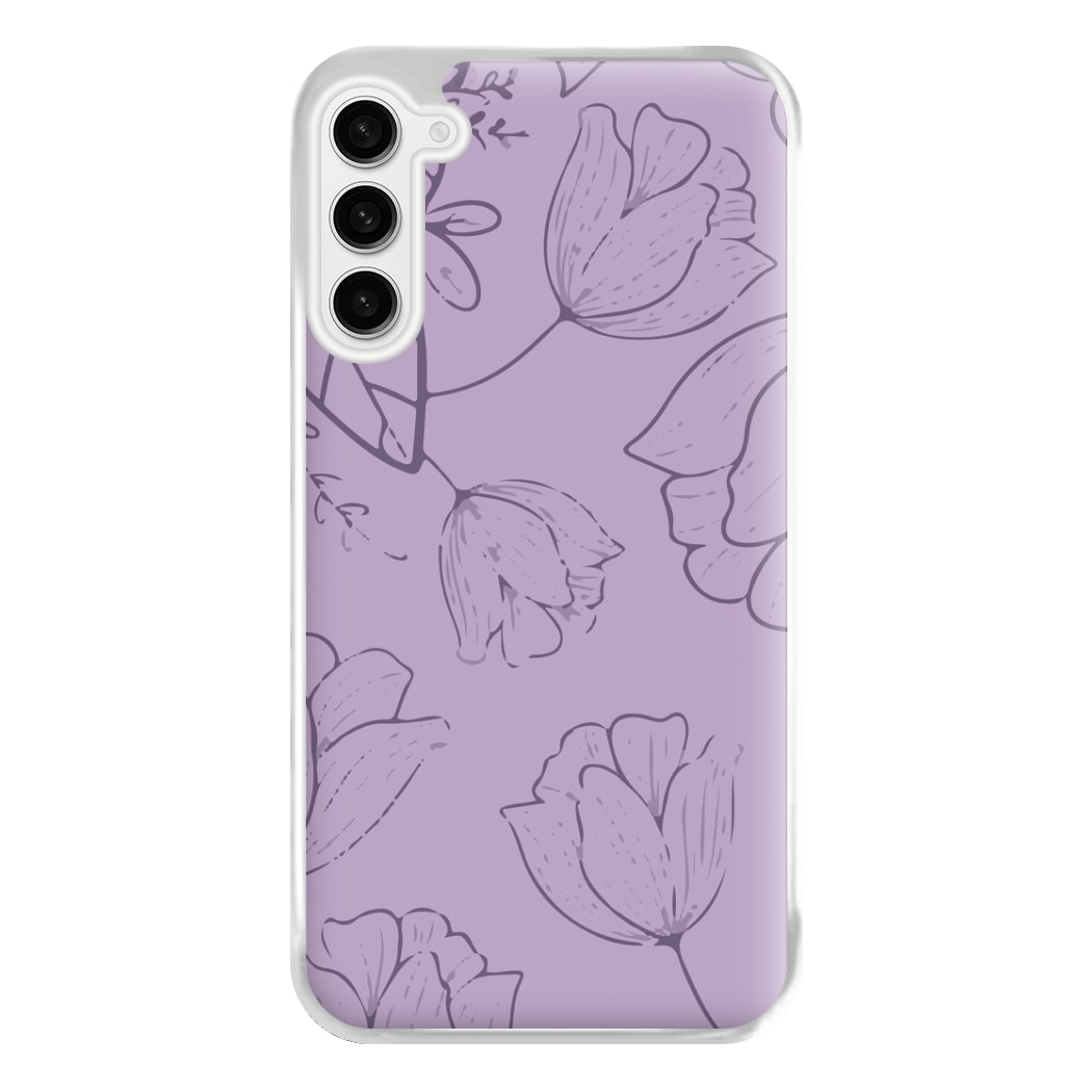 Tulips - Foliage Phone Case for Galaxy S23FE