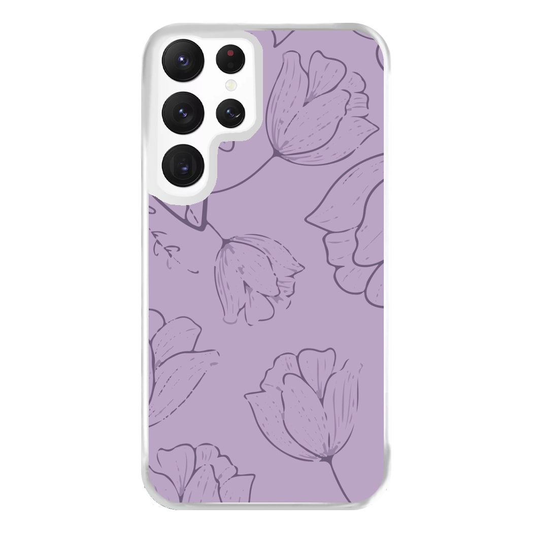 Tulips - Foliage Phone Case for Galaxy S22 Ultra