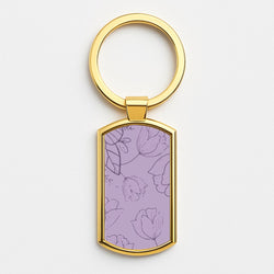 Tulips - Foliage Gold Keyring