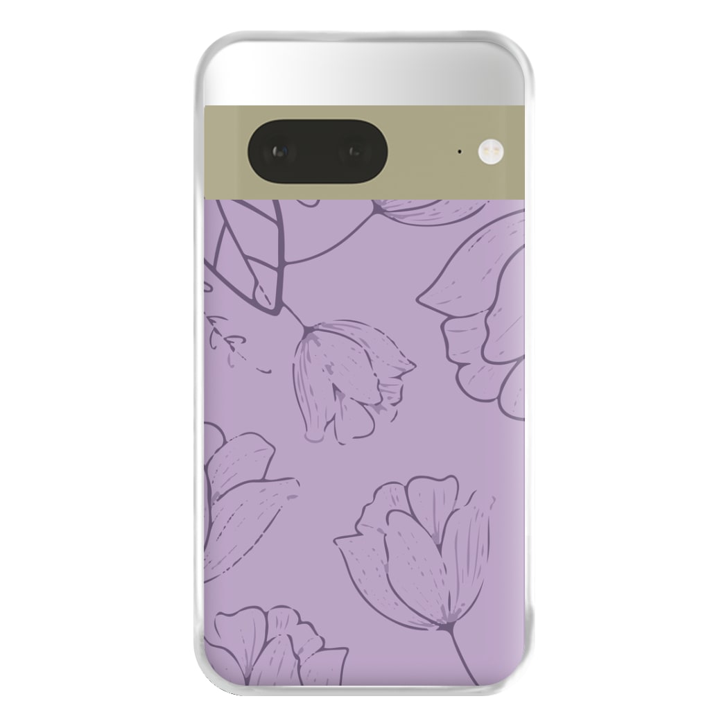 Tulips - Foliage Phone Case for Google Pixel 7a