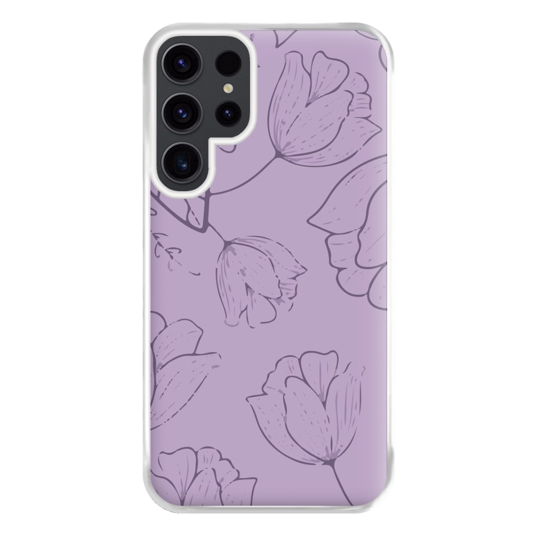 Tulips - Foliage Phone Case for Galaxy S23 Ultra