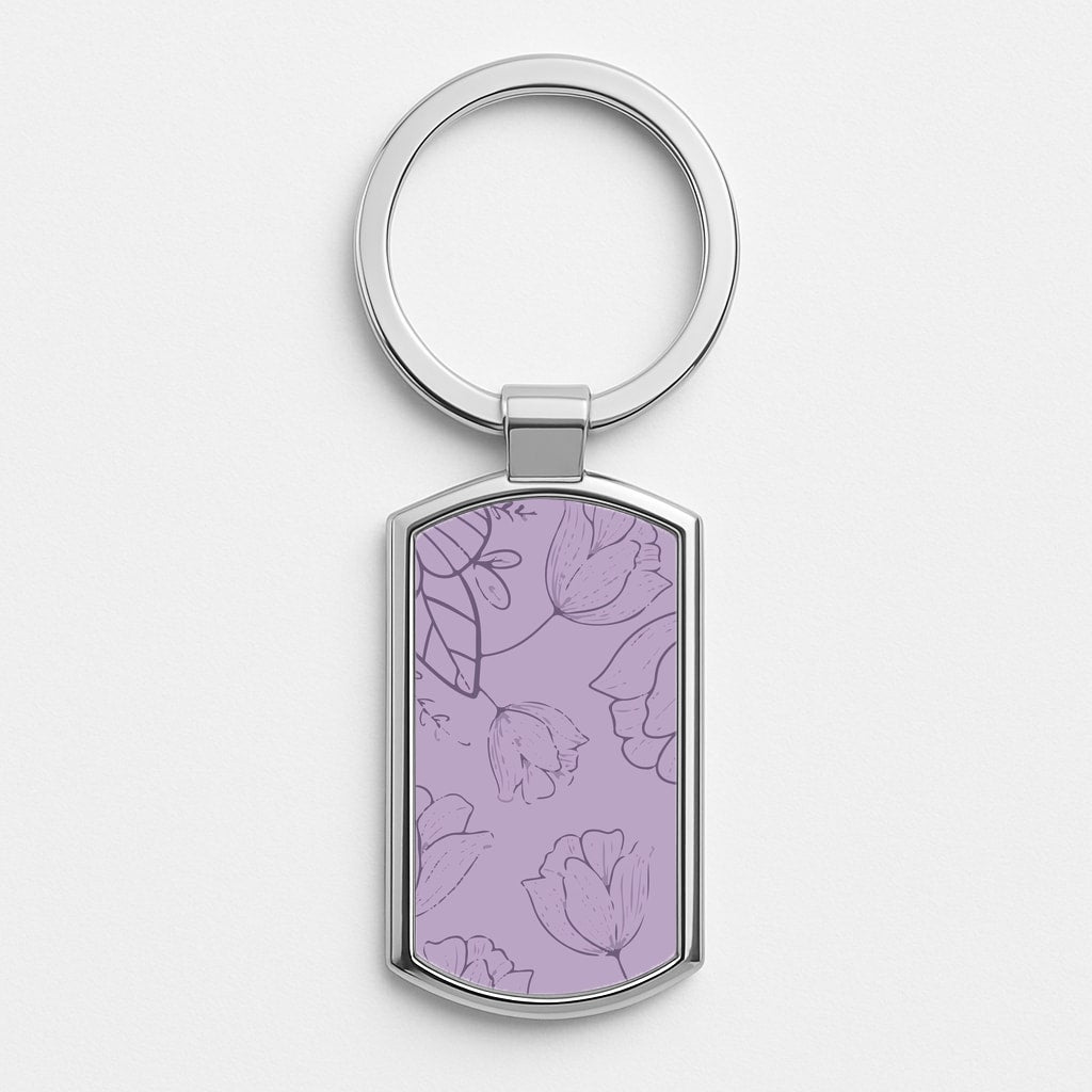 Tulips - Foliage Luxury Keyring