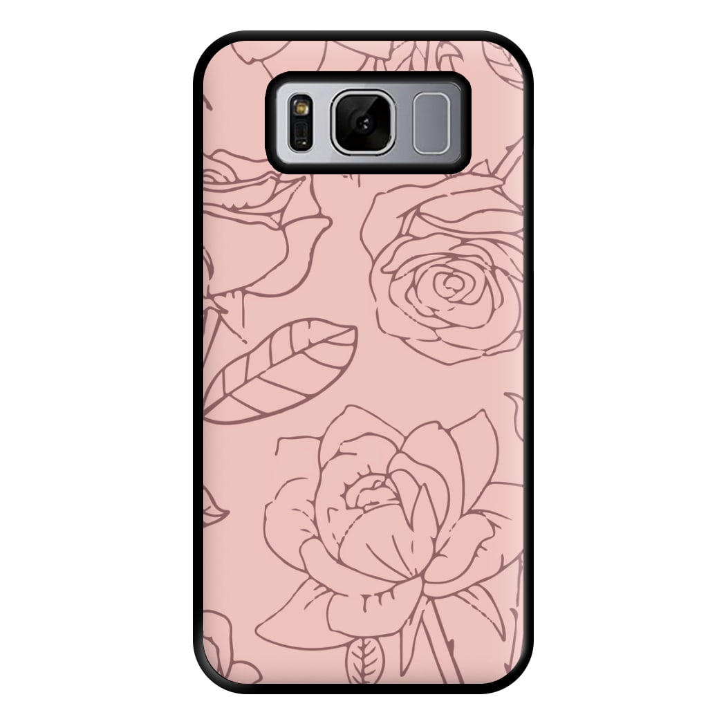 Roses - Foliage Phone Case for Galaxy S8 Plus