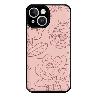 Roses - Foliage Phone Case for iPhone 14