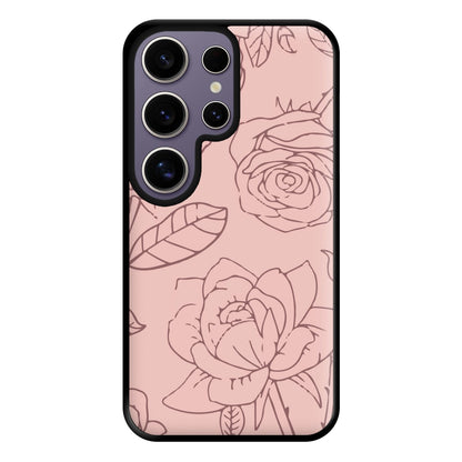 Roses - Foliage Phone Case for Galaxy S25 Ultra