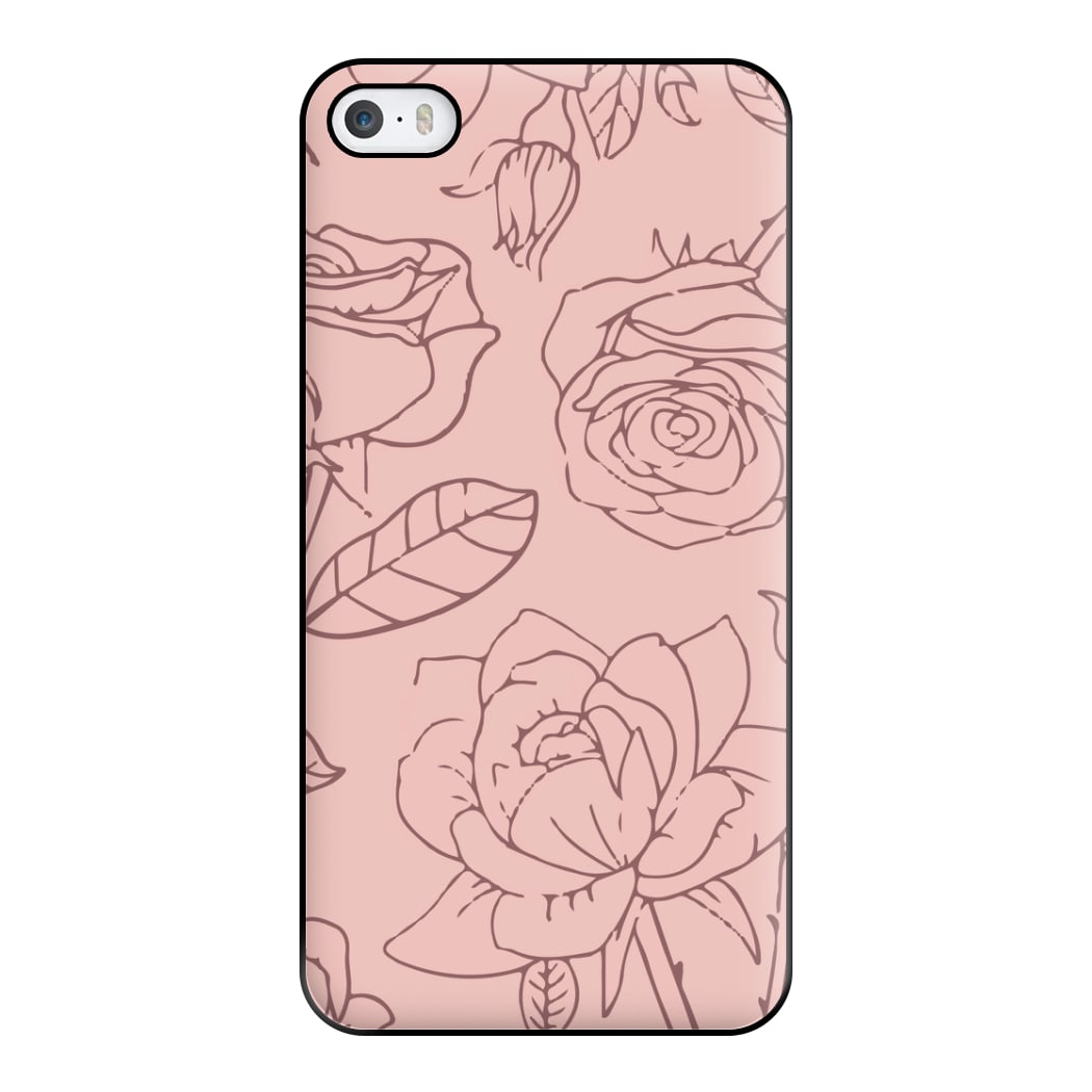 Roses - Foliage Phone Case for iPhone 5 / 5s / SE 2016