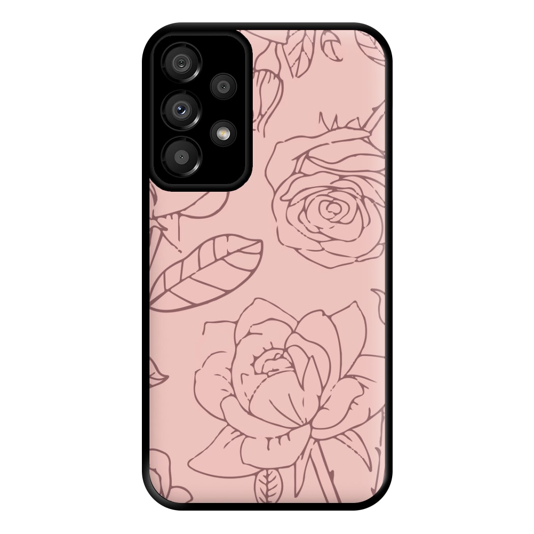 Roses - Foliage Phone Case for Galaxy A33