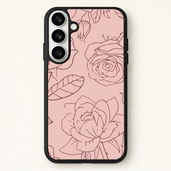 Roses - Foliage Phone Case for Galaxy S26