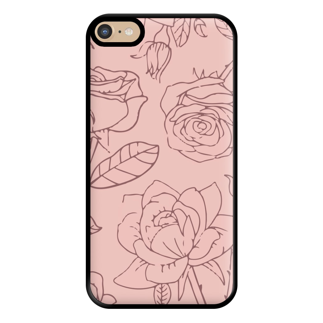 Roses - Foliage Phone Case for iPhone 6 Plus / 7 Plus / 8 Plus