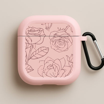 Roses - Foliage Pink AirPods Case