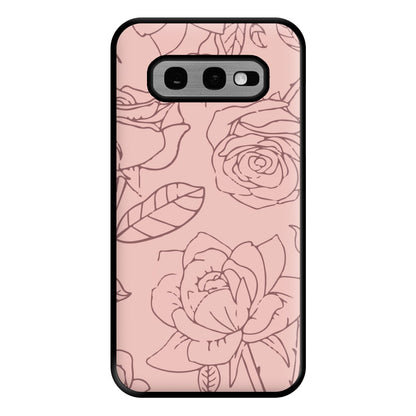 Roses - Foliage Phone Case for Galaxy S10e