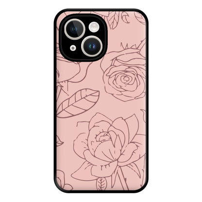 Roses - Foliage Phone Case for iPhone 14 Plus