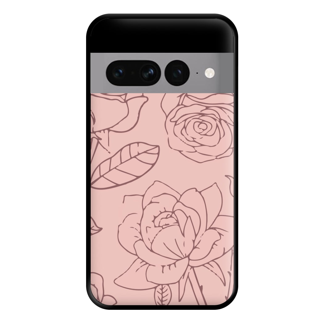 Roses - Foliage Phone Case for Google Pixel 7 Pro