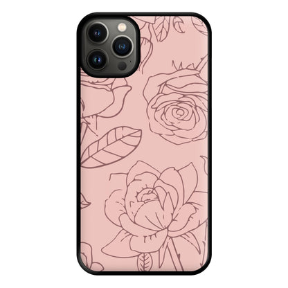 Roses - Foliage Phone Case for iPhone 13