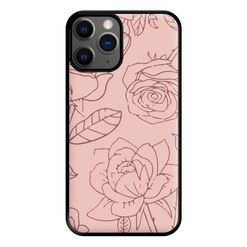 Roses - Foliage Phone Case for iPhone 12 Pro Max