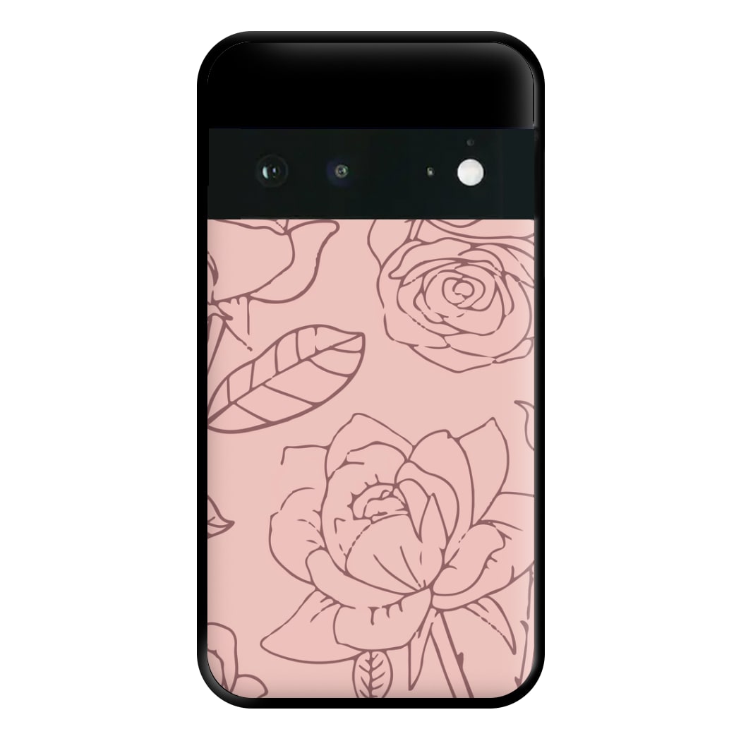 Roses - Foliage Phone Case for Google Pixel 6a