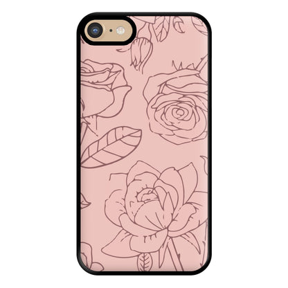 Roses - Foliage Phone Case for iPhone 6 / 7 / 8 / SE