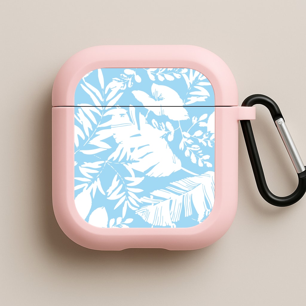 Leaf Pattern - Foliage Pink AirPods Case