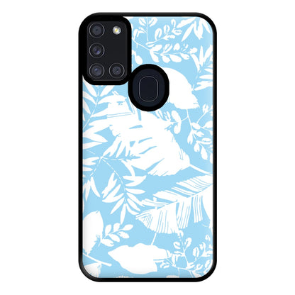 Leaf Pattern - Foliage Phone Case for Galaxy A21s