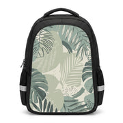 Green Leaf Pattern - Foliage Backpack 1