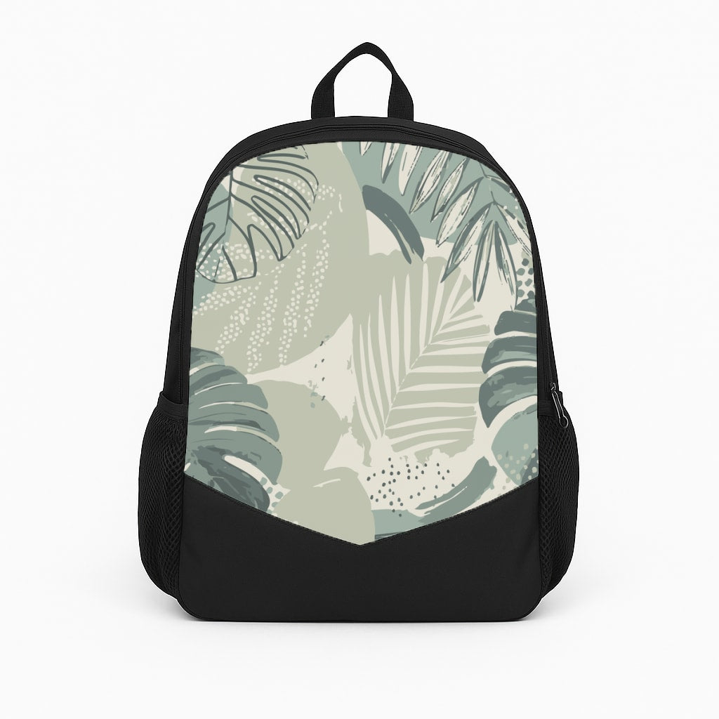 Green Leaf Pattern - Foliage Backpack