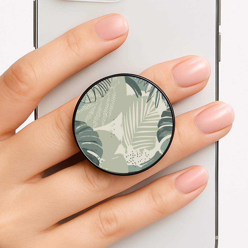 Green Leaf Pattern - Foliage FunGrip