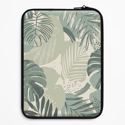 Green Leaf Pattern - Foliage Universal Laptop Sleeve