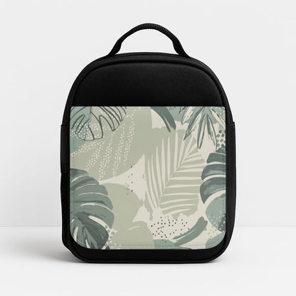 Green Leaf Pattern - Foliage Insulated Lunchbox
