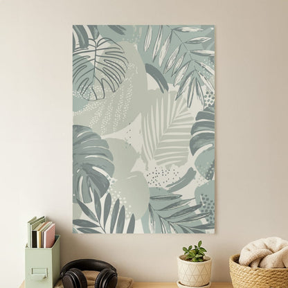 Green Leaf Pattern - Foliage Poster