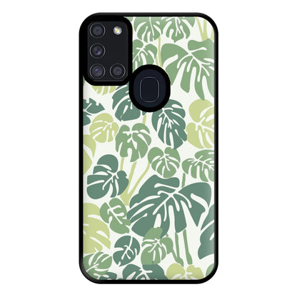 Palm - Foliage Phone Case for Galaxy A21s