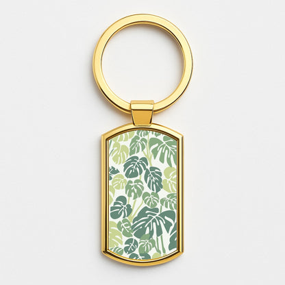 Palm - Foliage Gold Keyring