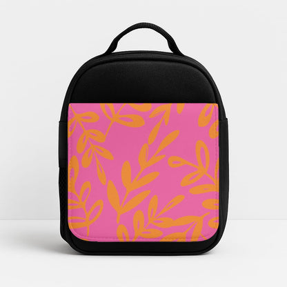 Pink & Orange Leaves - Foliage Insulated Lunchbox