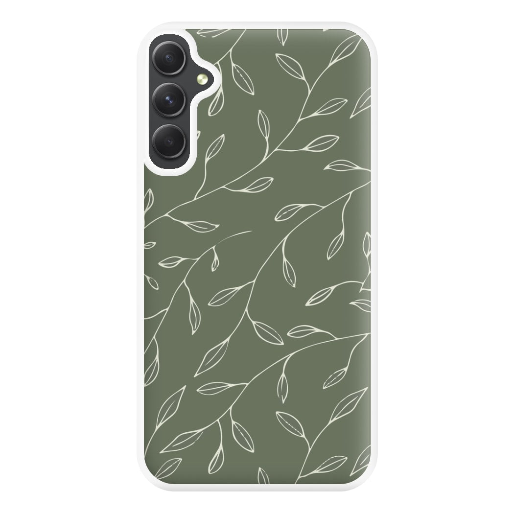 Thin Leaves - Foliage Phone Case for Galaxy A54