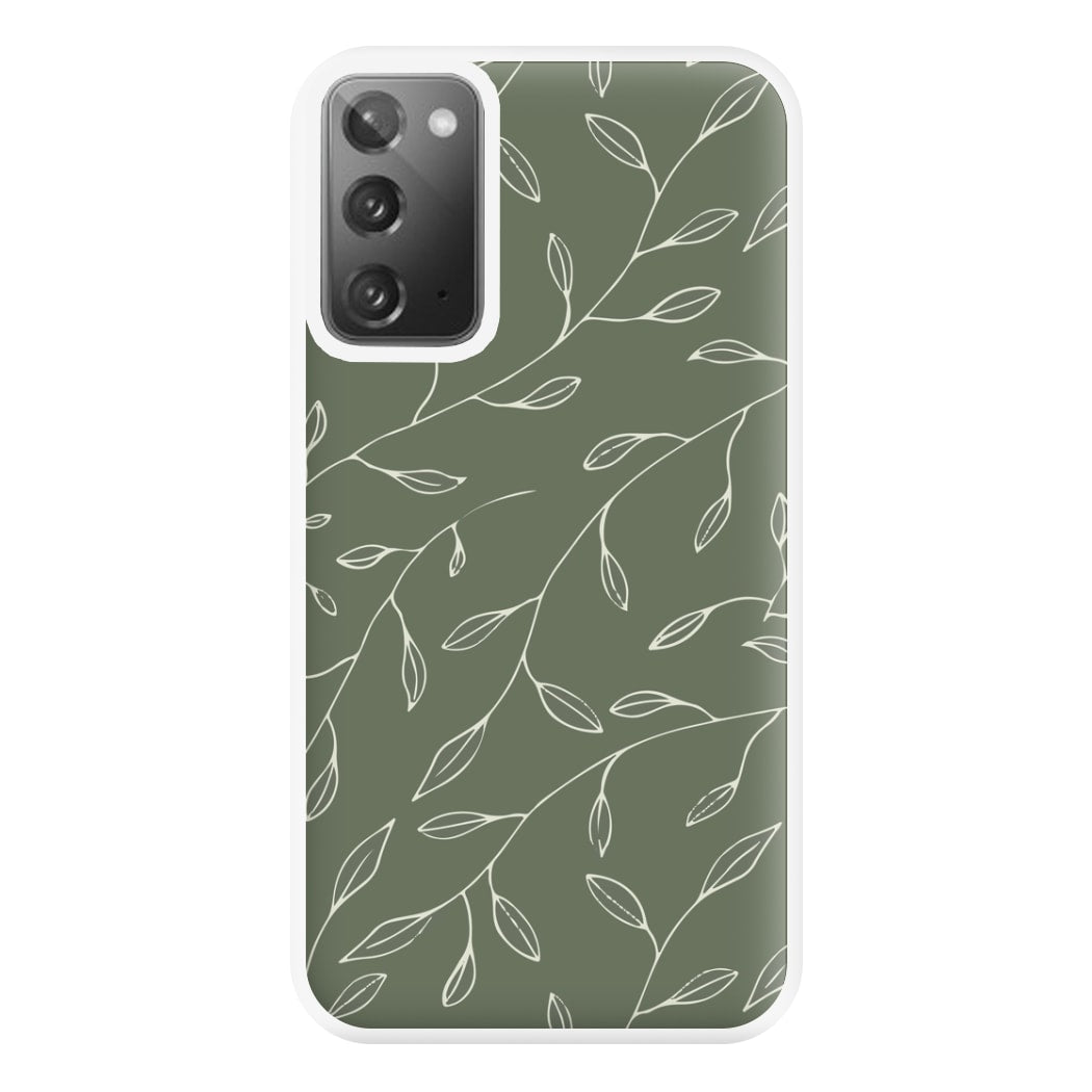 Thin Leaves - Foliage Phone Case for Galaxy Note 20 Ultra