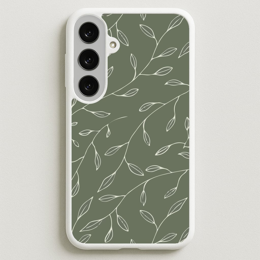 Thin Leaves - Foliage Phone Case for Galaxy S25FE