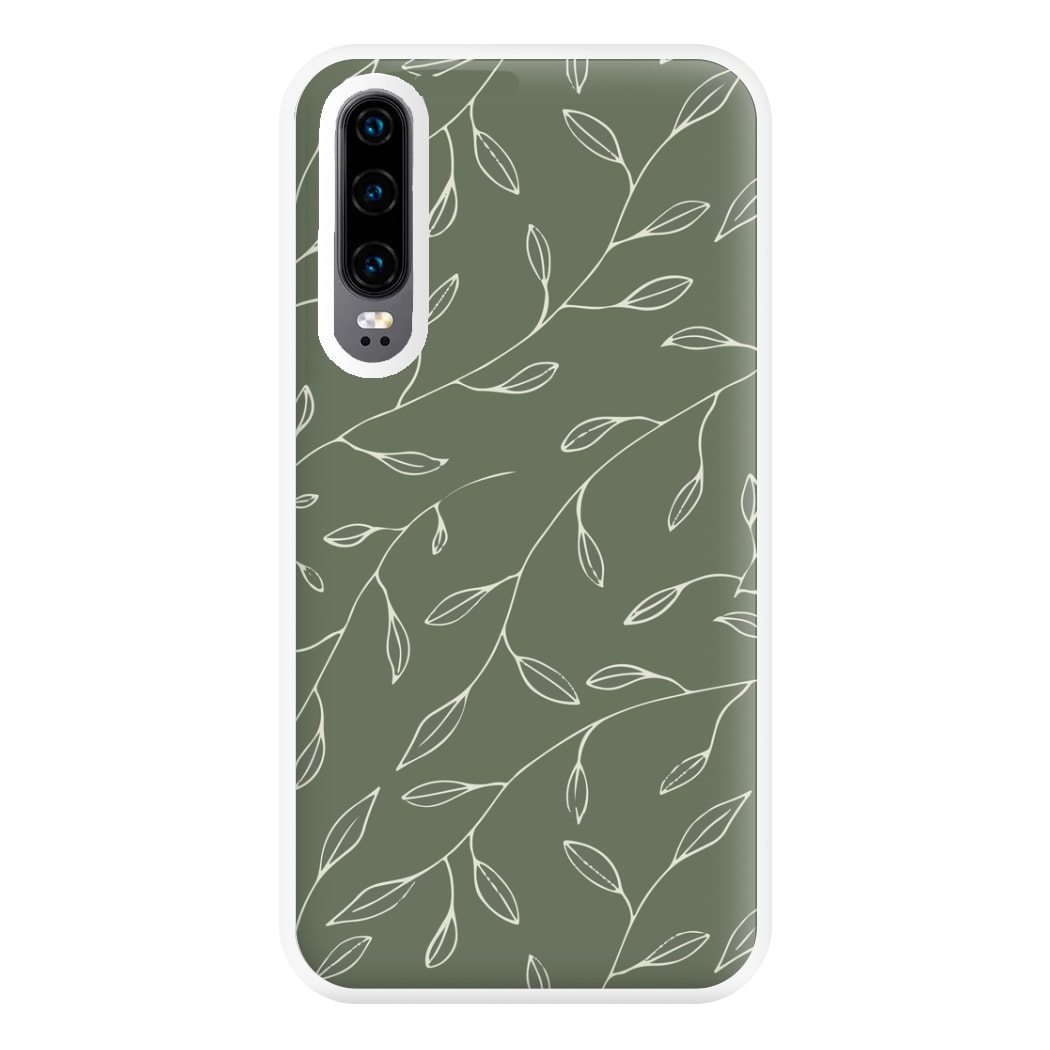 Thin Leaves - Foliage Phone Case for Huawei P30