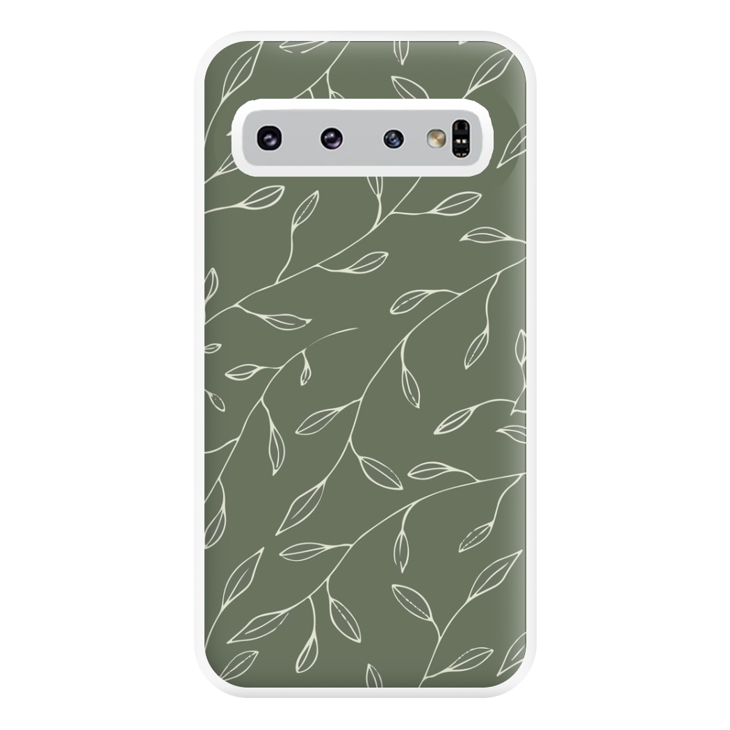 Thin Leaves - Foliage Phone Case for Galaxy S10 Plus