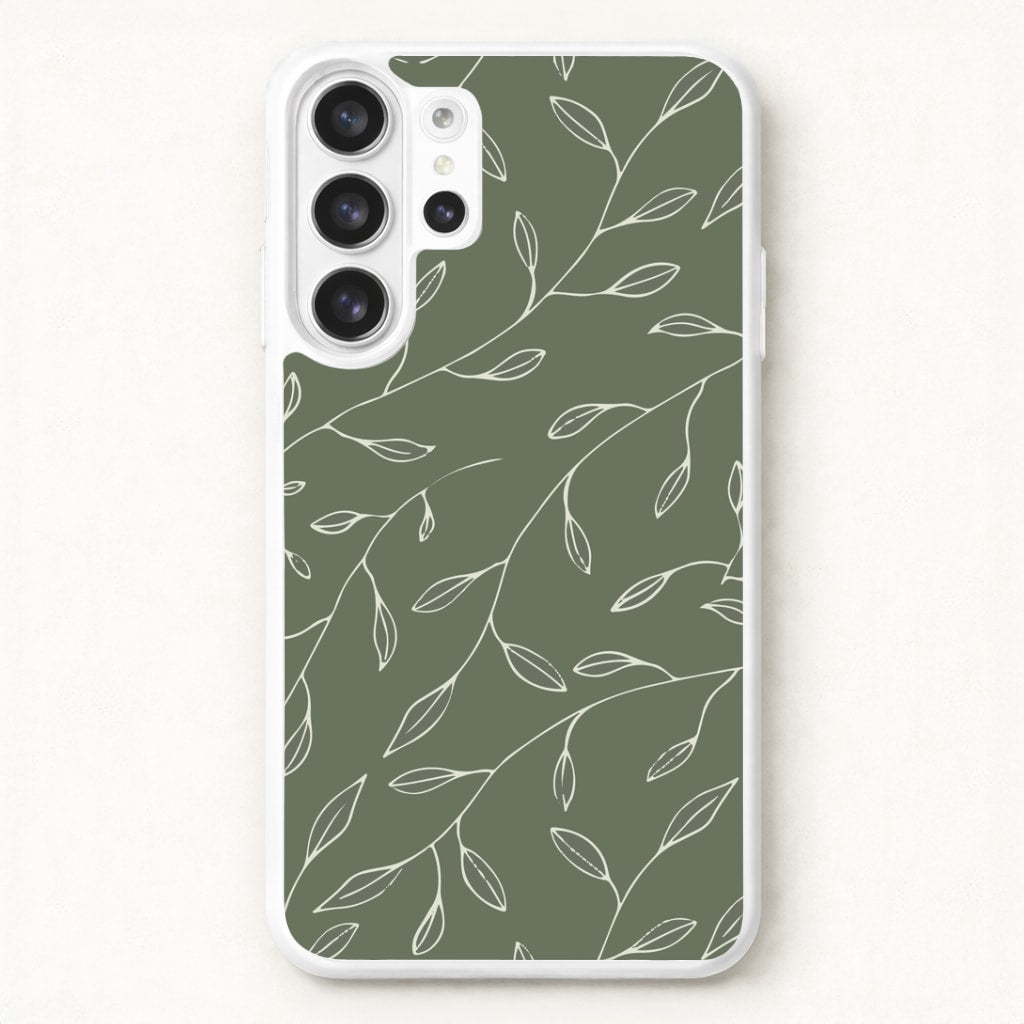 Thin Leaves - Foliage Phone Case for Galaxy S26 Ultra