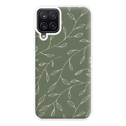 Thin Leaves - Foliage Phone Case for Galaxy A12