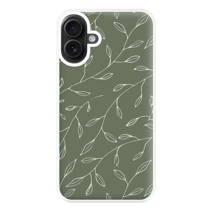 Thin Leaves - Foliage Phone Case for iPhone 16 Plus