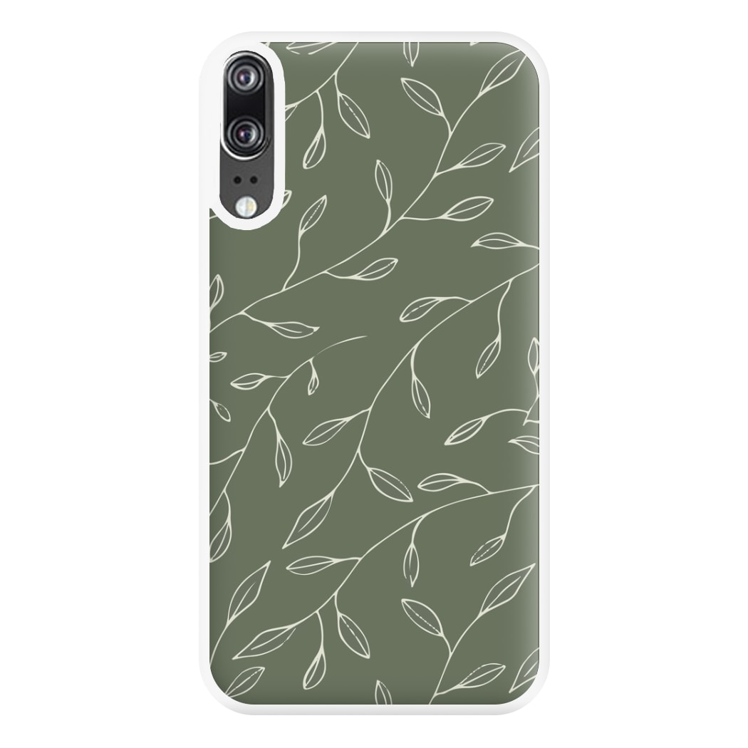 Thin Leaves - Foliage Phone Case for Huawei P20