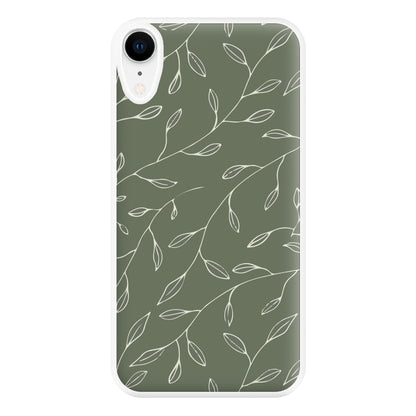 Thin Leaves - Foliage Phone Case for iPhone XR