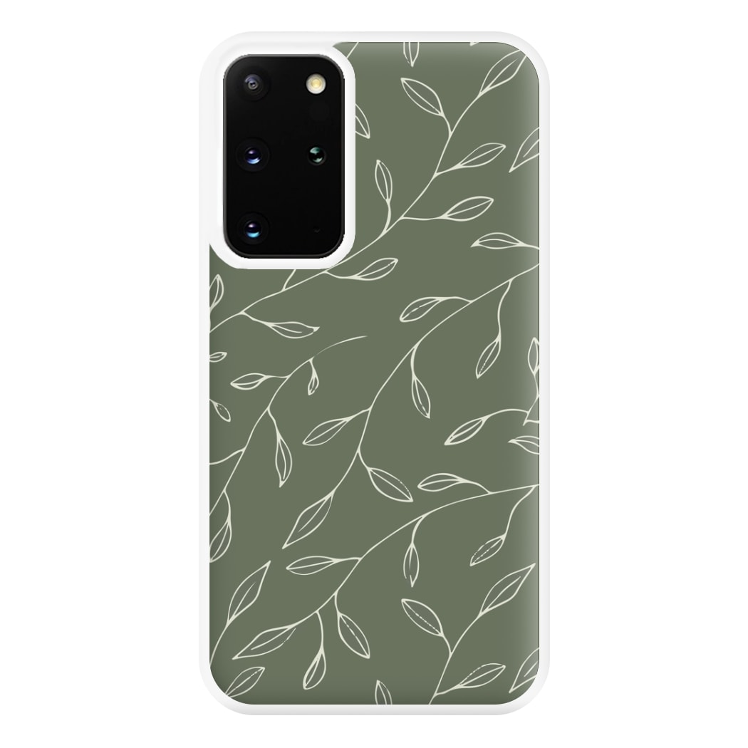 Thin Leaves - Foliage Phone Case for Galaxy S20 Plus